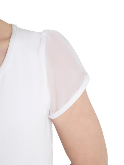 Capezio Children's Puff Sleeve Keyhole Back Leotard