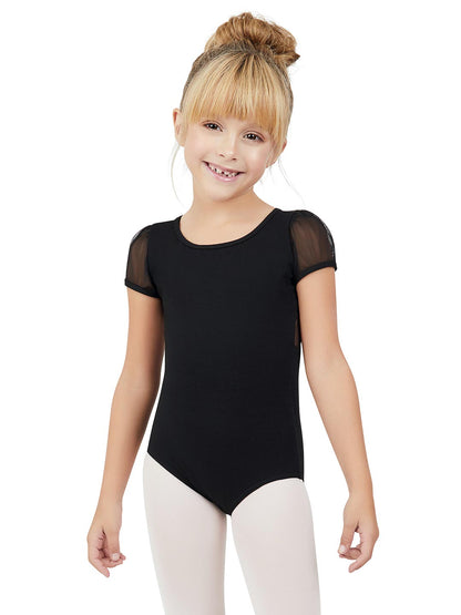 Capezio Children's Puff Sleeve Keyhole Back Leotard