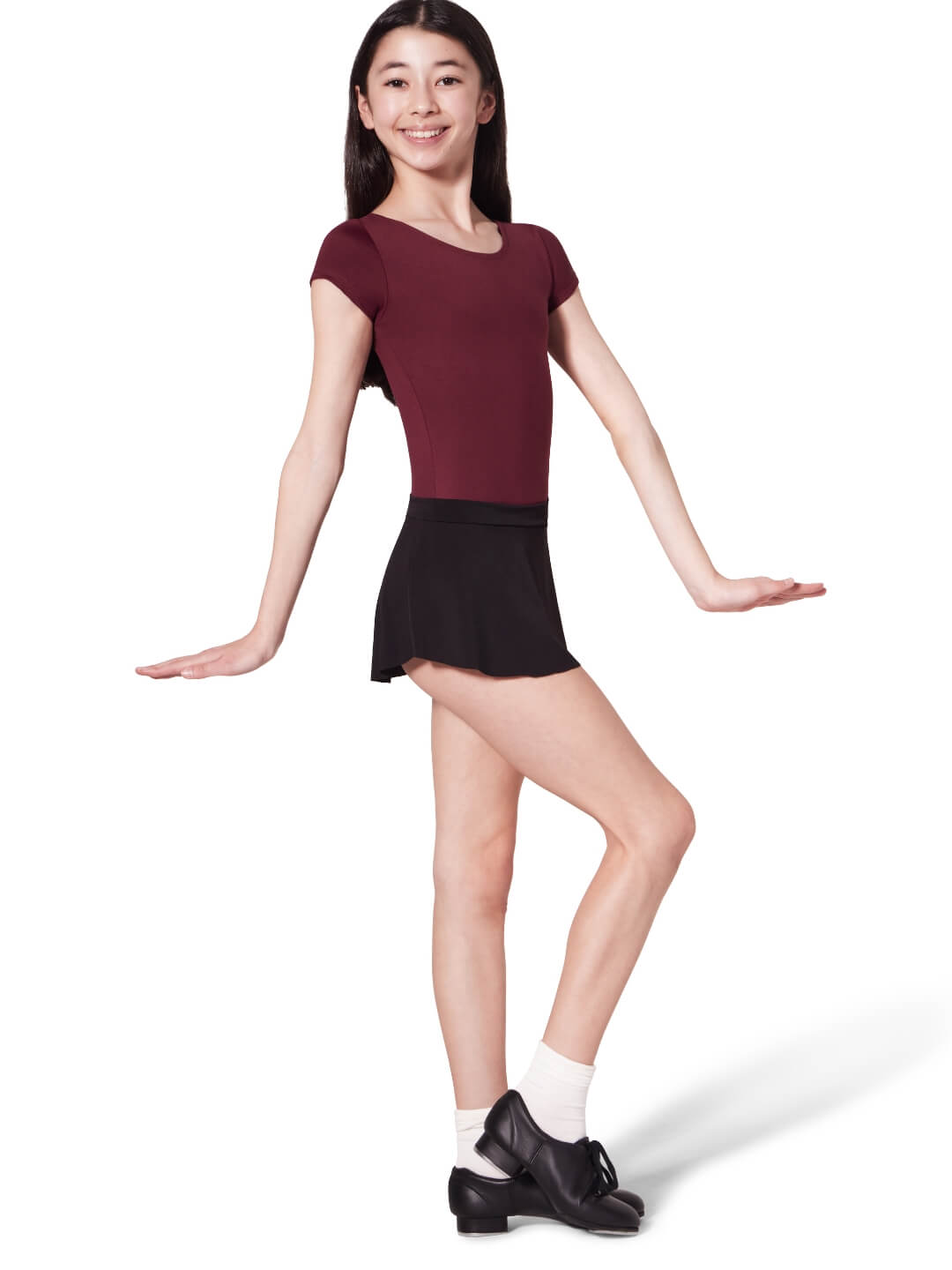 Capezio Capezio Curved Pull-On Skirt - Girls