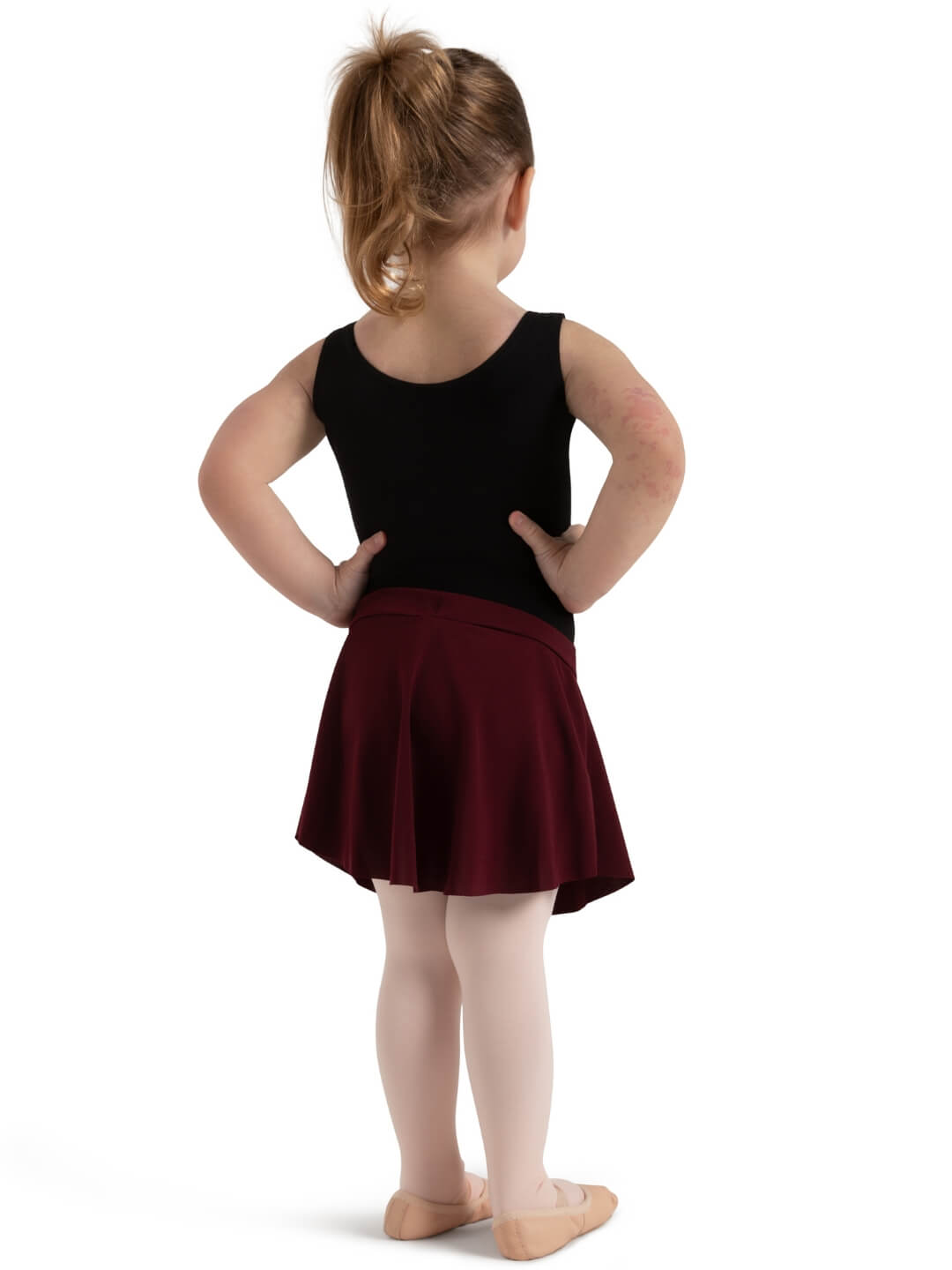 Capezio Capezio Curved Pull-On Skirt - Girls