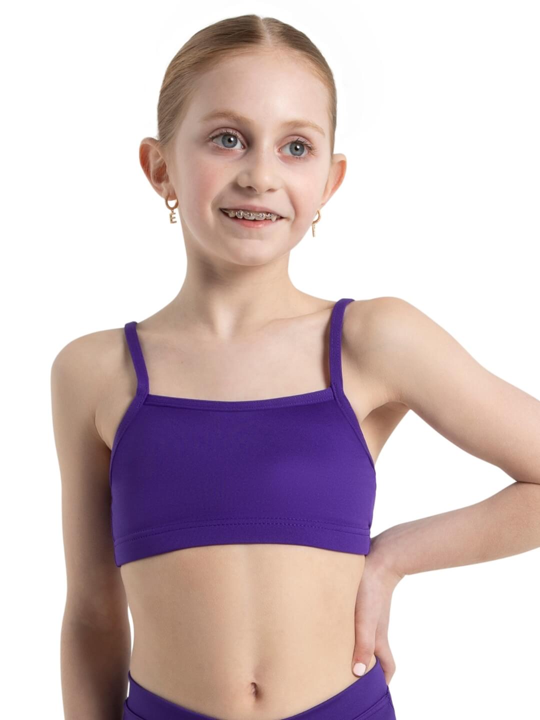 Capezio Children's Lined Cami Bra Top with Adjustable Straps