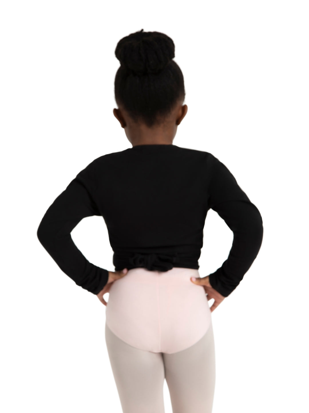 Capezio Children's Long Sleeve Self-Tie Wrap Top