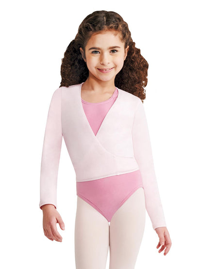 Capezio Children's Long Sleeve Self-Tie Wrap Top