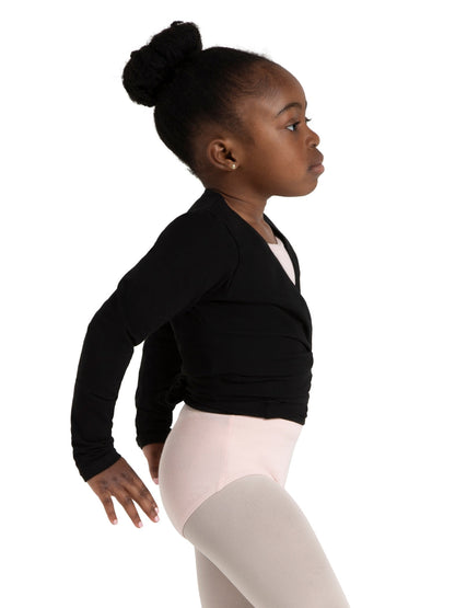 Capezio Children's Long Sleeve Self-Tie Wrap Top