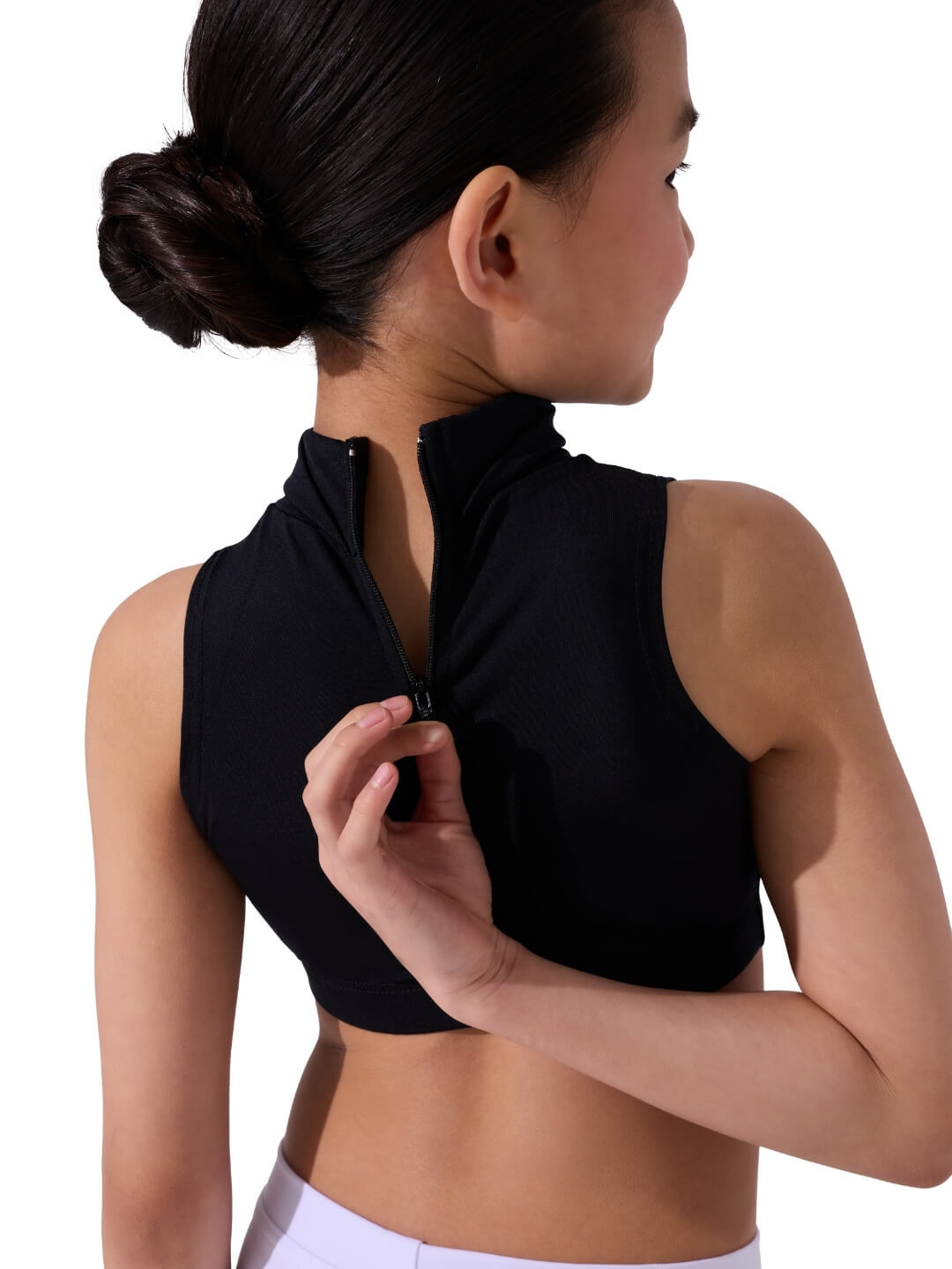 Capezio Capezio Team Basics Mock Neck Top - Girls