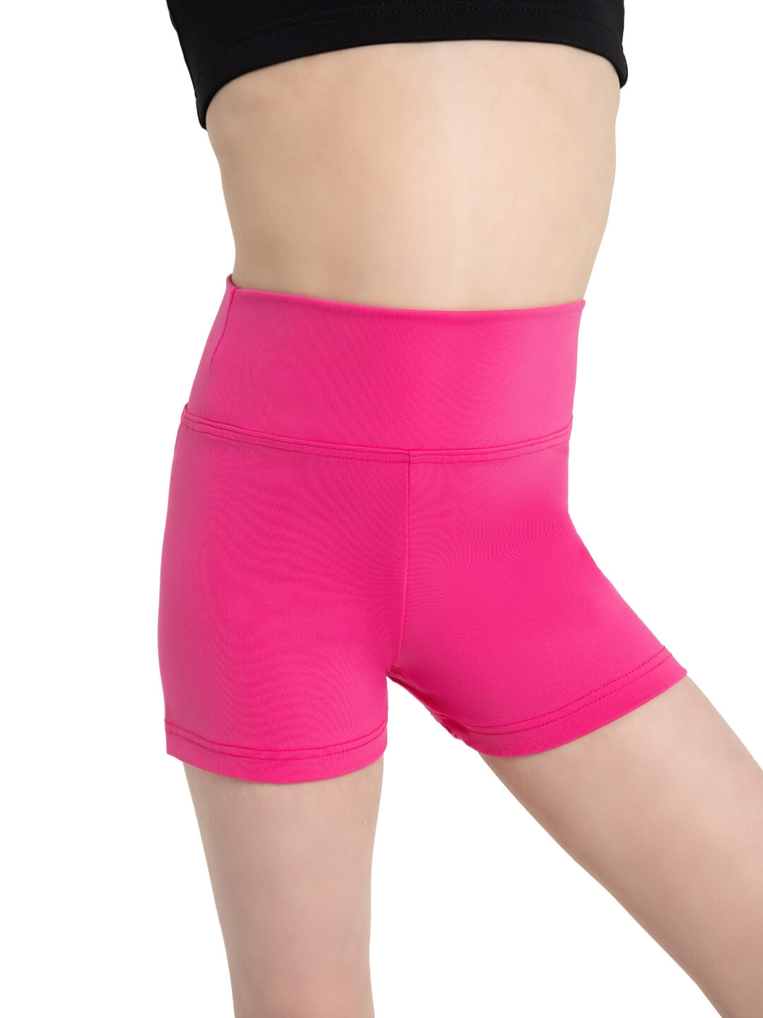 Capezio Children's High Waisted Short Worn High or Folded Down