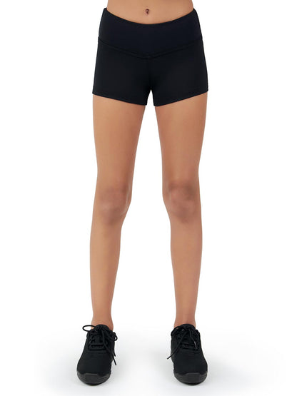 Capezio Children's Gusset Short with Wide Waistband