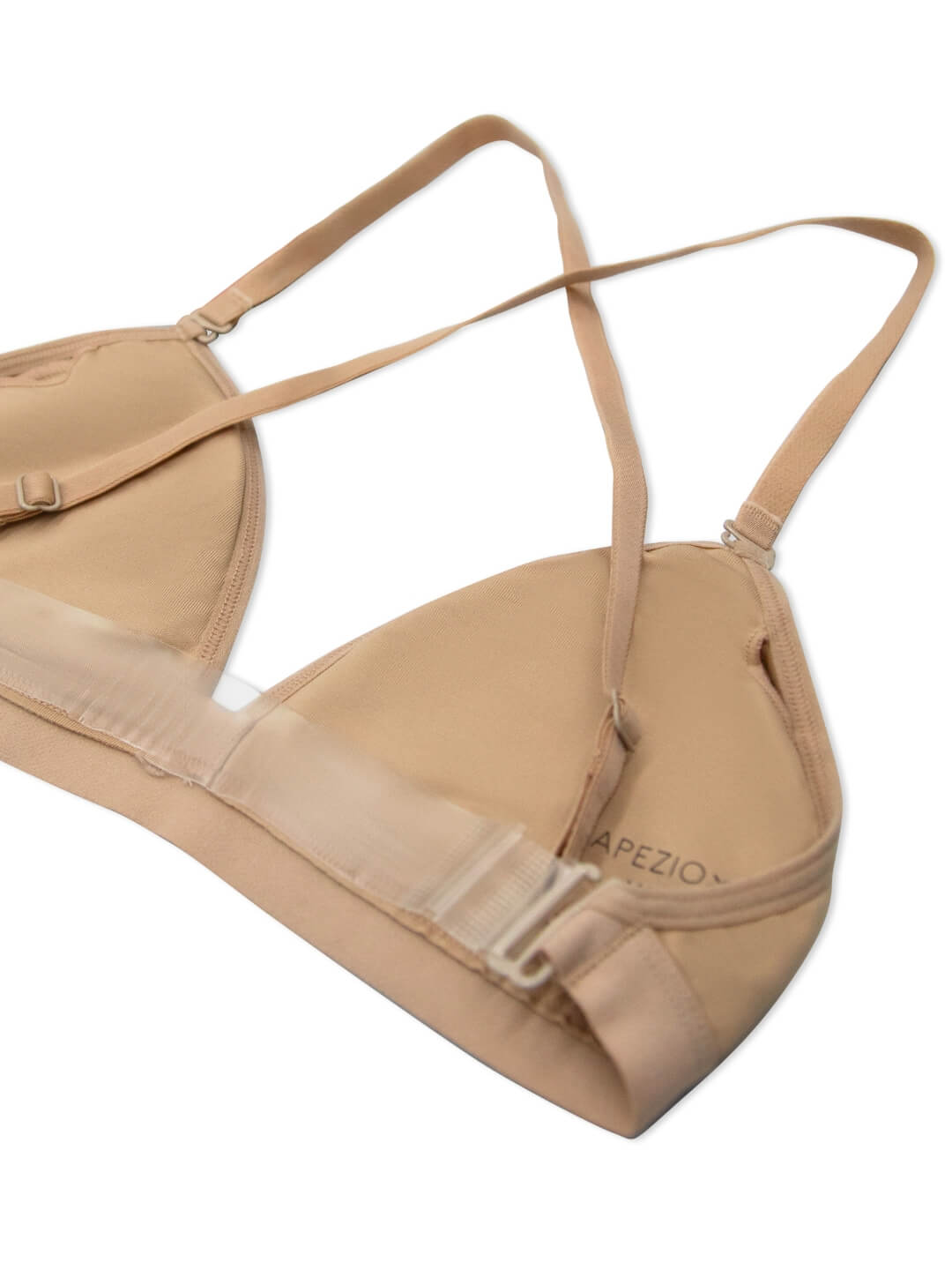 Capezio Capezio Deep Neck Clear Back Bra - Girls