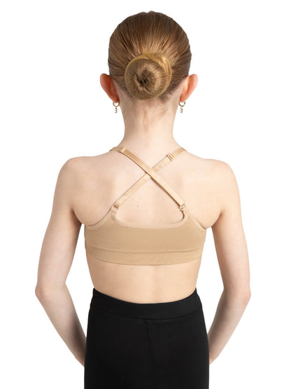 Capezio Capezio Seamless Convertible Longline Bra - Girls