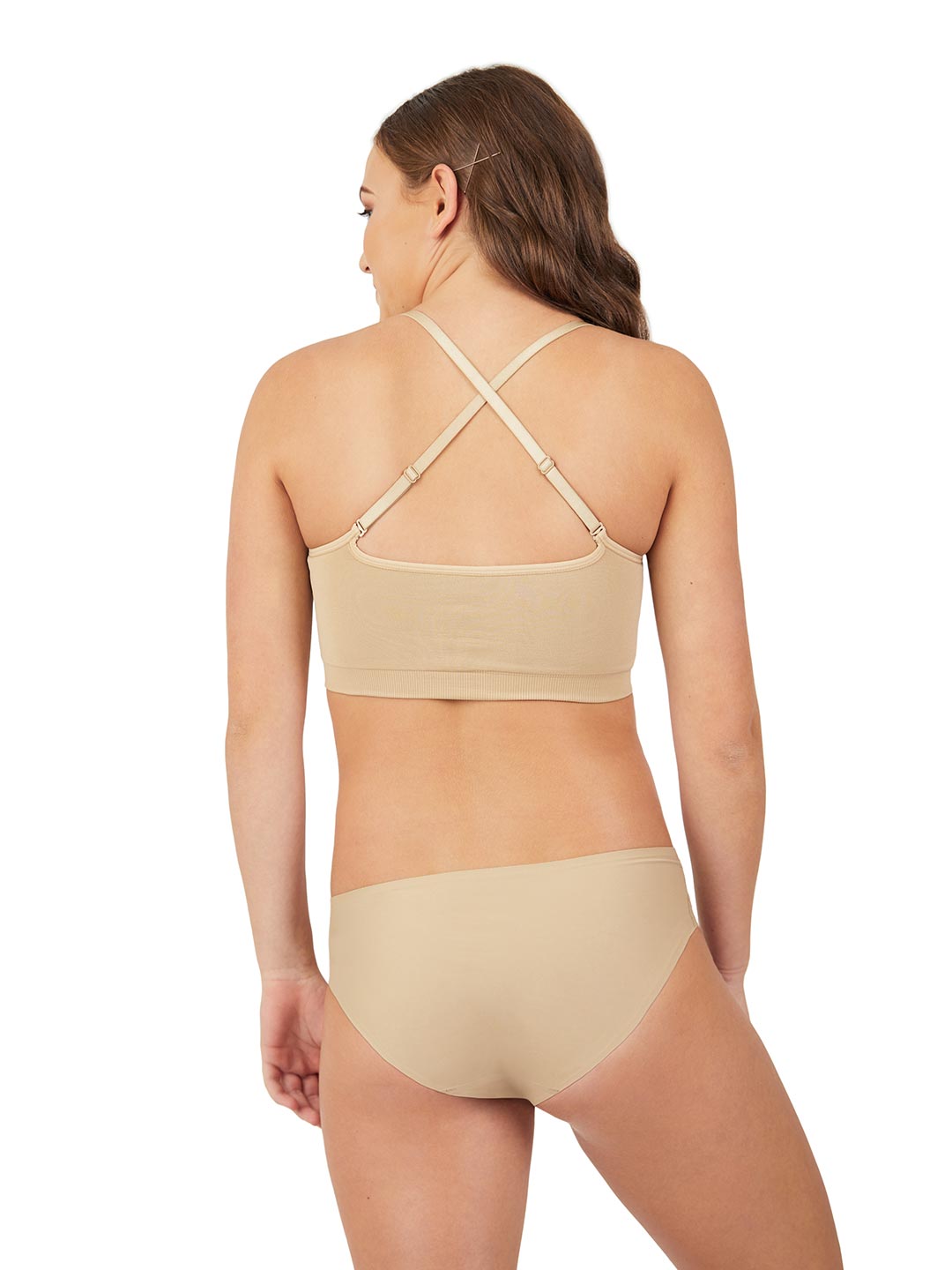 Capezio Capezio Seamless Convertible Longline Bra - Girls