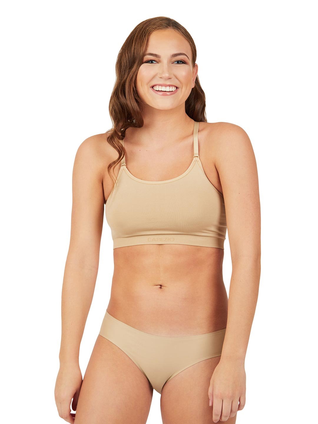 Capezio Capezio Seamless Convertible Longline Bra - Girls