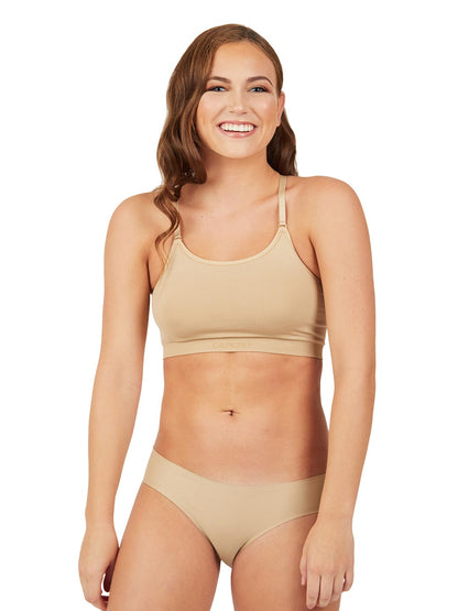 Capezio Capezio Seamless Convertible Longline Bra - Girls