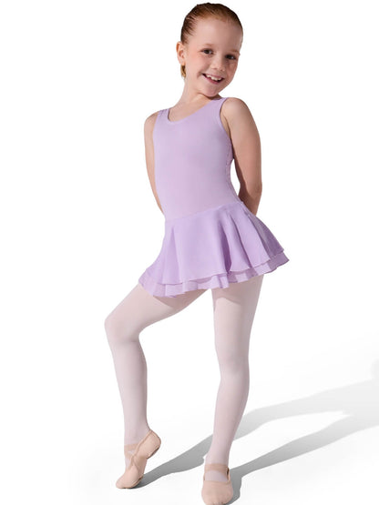 Capezio Children's Flowy Double Layer Skirt Tank Dress