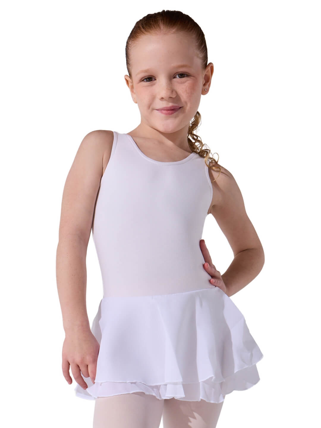 Capezio Children's Flowy Double Layer Skirt Tank Dress