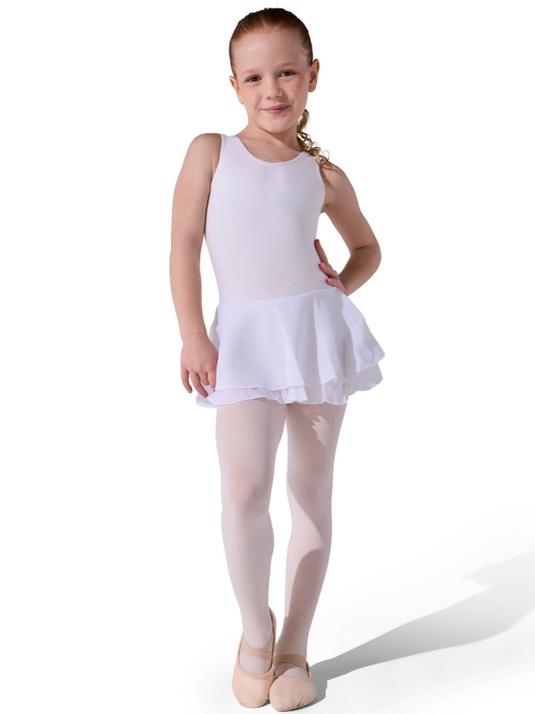 Capezio Children's Flowy Double Layer Skirt Tank Dress