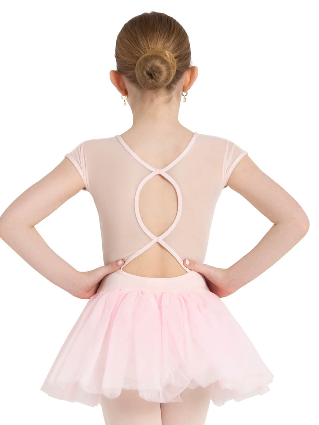 Capezio Children's Keyhole Back Tutu Dress with Mesh