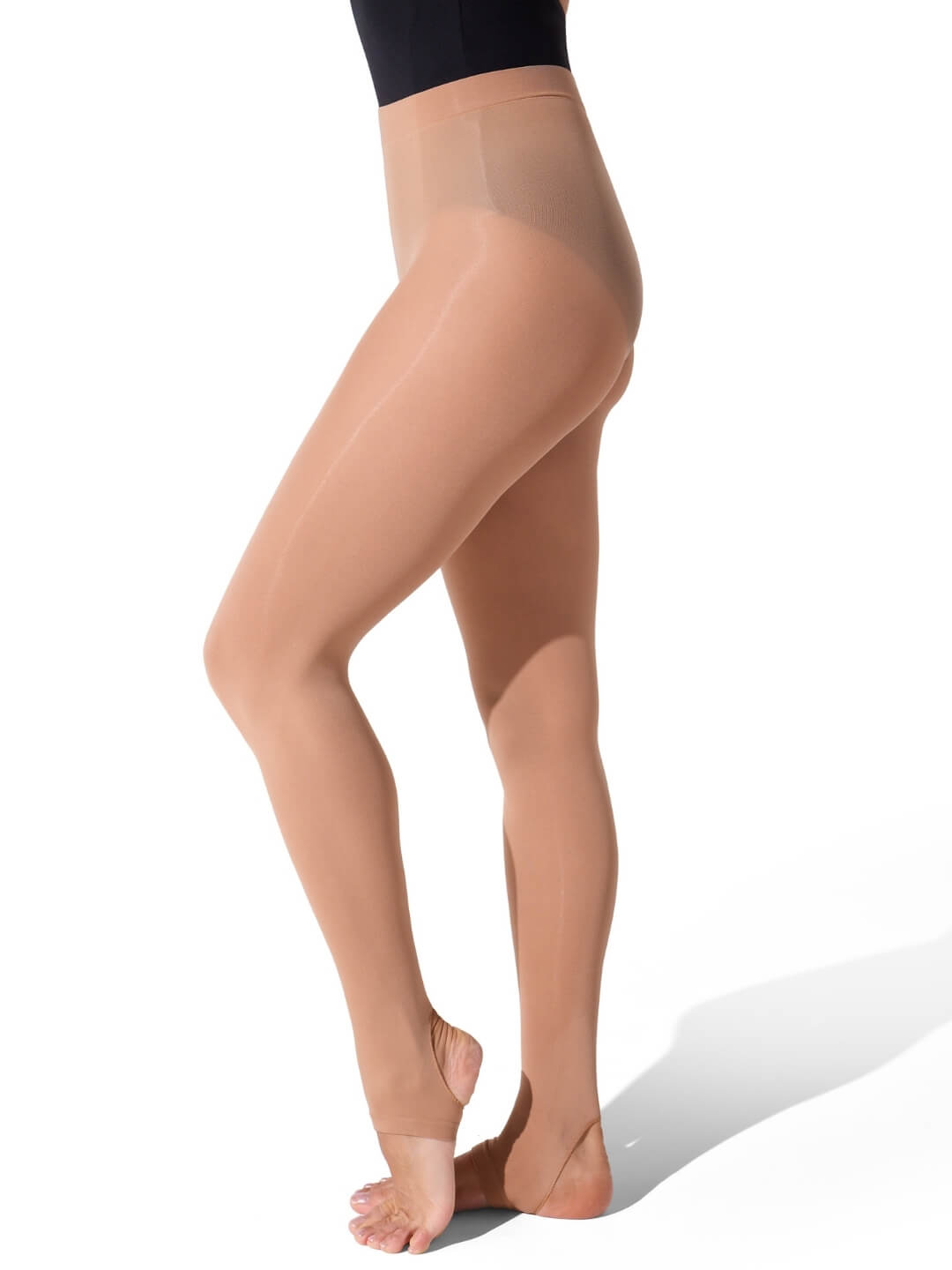 Capezio Children's Ultra Soft™ Self Knit Waistband Stirrup Tight