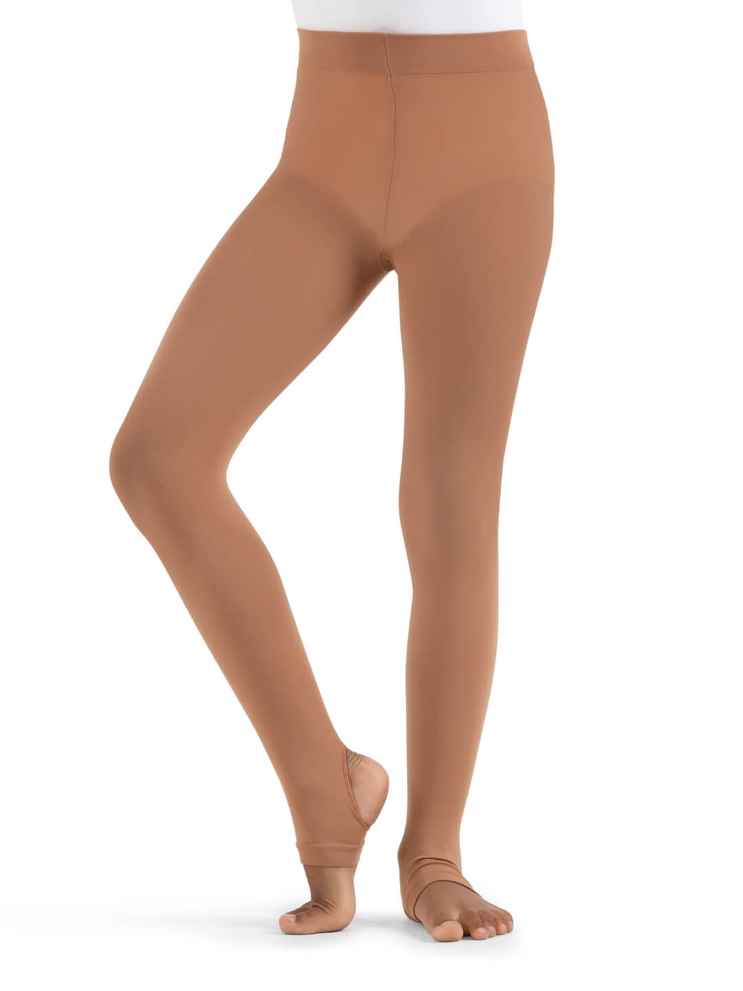 Capezio Children's Ultra Soft™ Self Knit Waistband Stirrup Tight