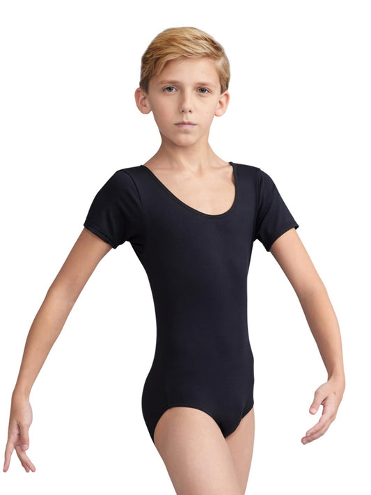 Capezio Boy's Short Sleeve Leotard Offers Ultimate Comfort
