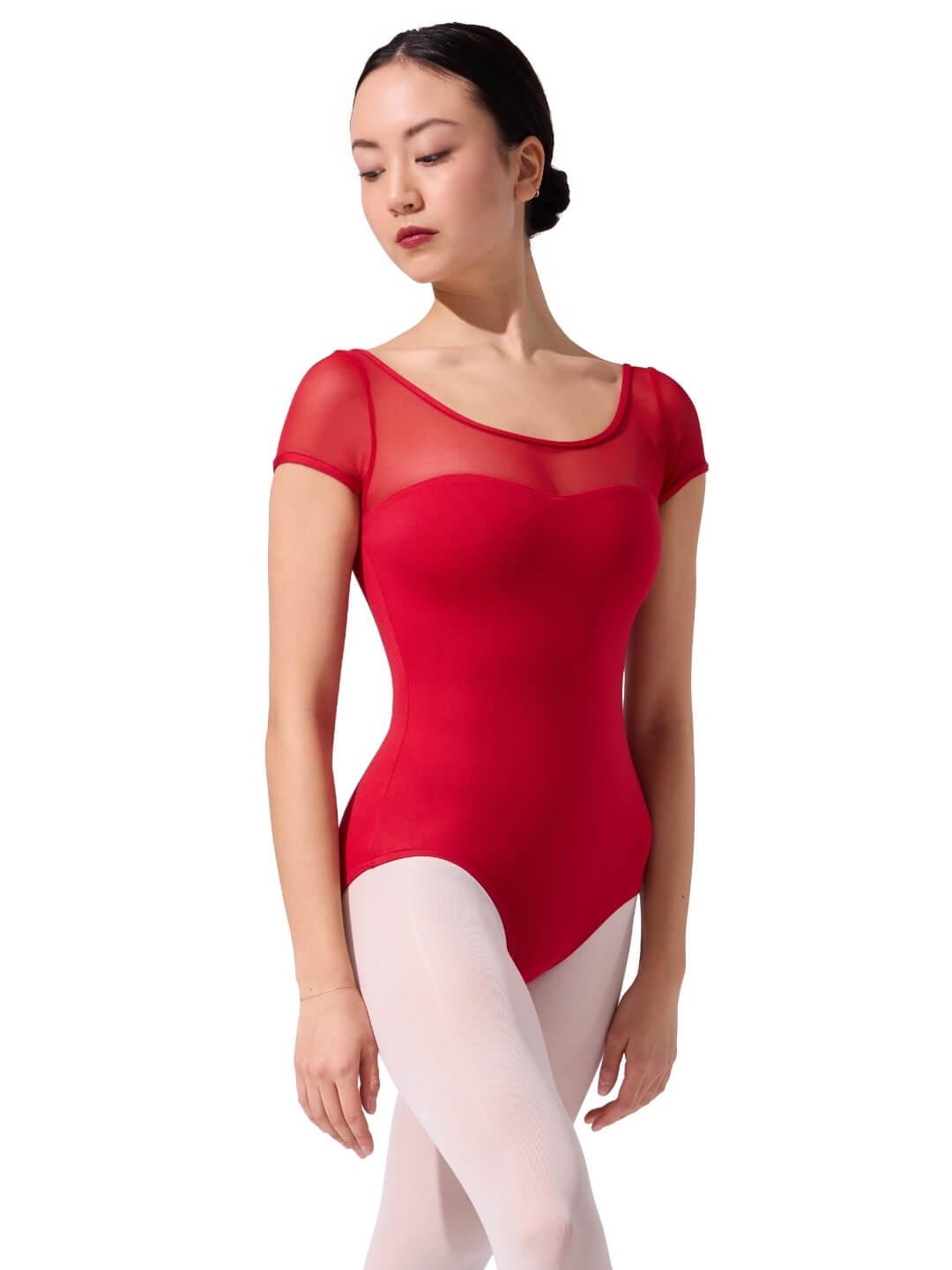 Capezio Capezio Studio Collection Mesh Yoke SS Leotard