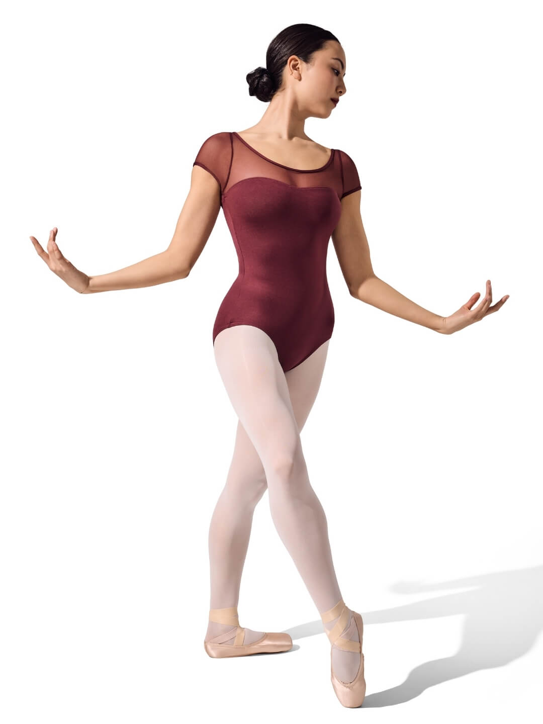 Capezio Capezio Studio Collection Mesh Yoke SS Leotard