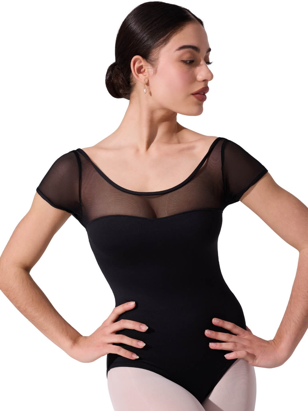 Capezio Capezio Studio Collection Mesh Yoke SS Leotard