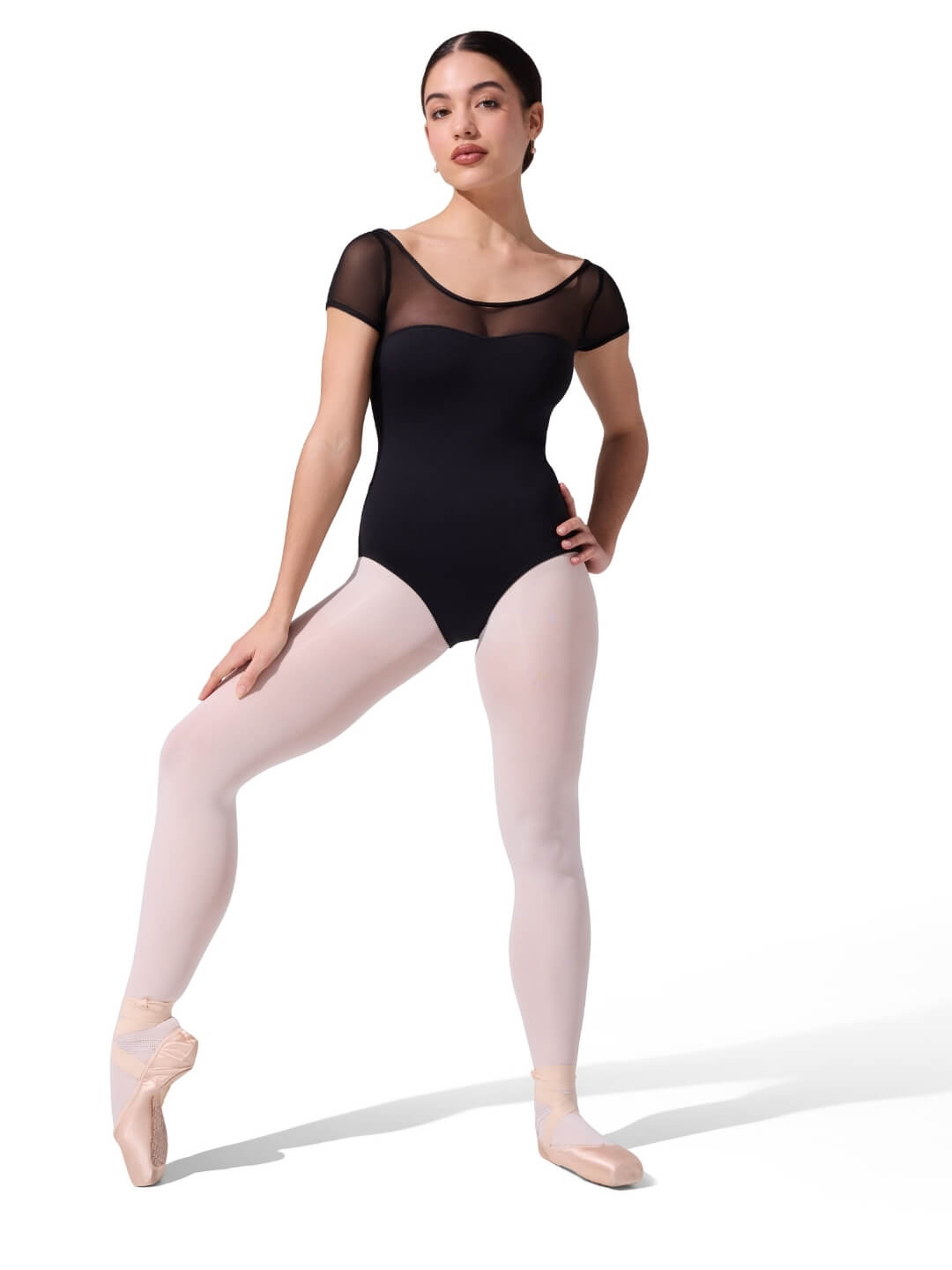 Capezio Capezio Studio Collection Mesh Yoke SS Leotard