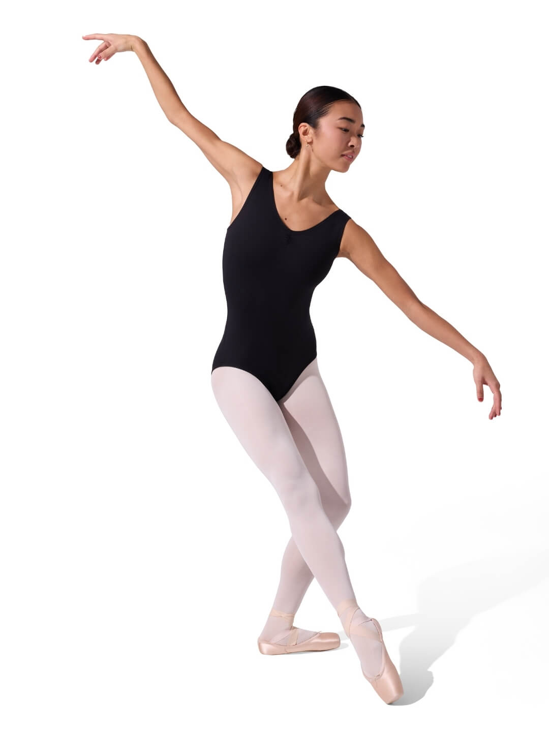 Capezio Capezio Studio Collection Pinch Front V Neck Leotard