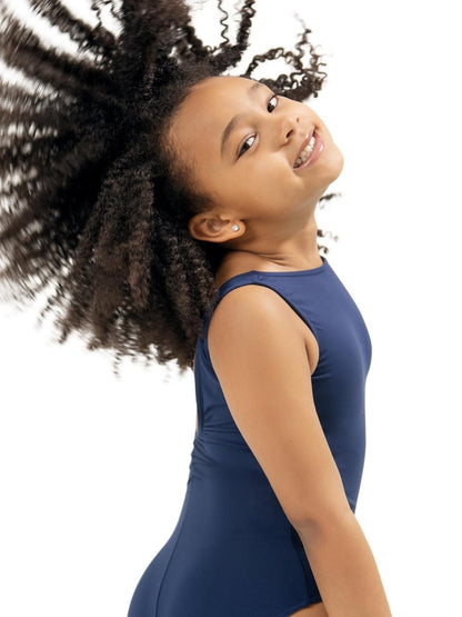 Capezio Capezio Studio Collection Low V Back w/ Pinch Tank Leotard - Girls