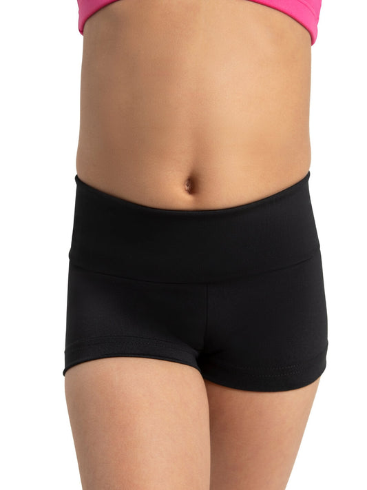 Capezio Children's Boyshort with Fold-Over Waistband | Capezio