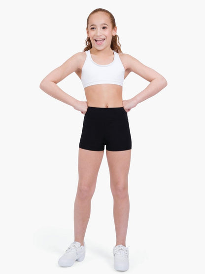 Capezio Children's Boyshort with Fold-Over Waistband | Capezio
