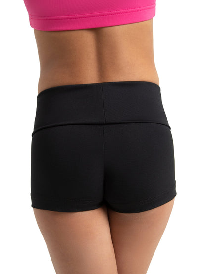 Capezio Children's Boyshort with Fold-Over Waistband | Capezio