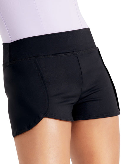 Capezio Capezio Studio Collection Short w/ Built in Brief - Girls