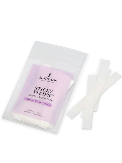 Capezio Double-Sided Sticky Strips™ Hold Straps in Place