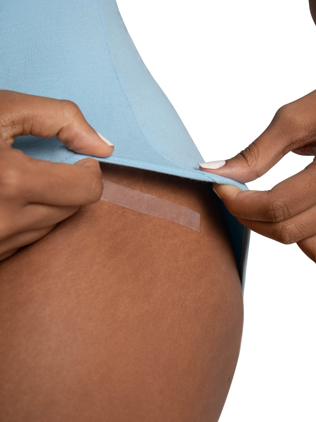 Capezio Double-Sided Sticky Strips™ Hold Straps in Place