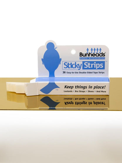 Capezio Double-Sided Sticky Strips™ Hold Straps in Place