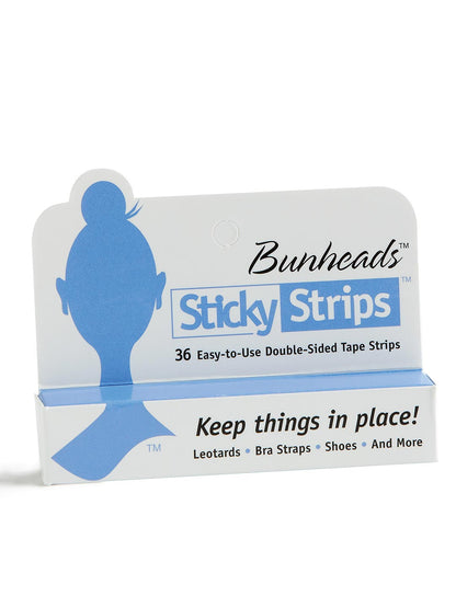 Capezio Double-Sided Sticky Strips™ Hold Straps in Place