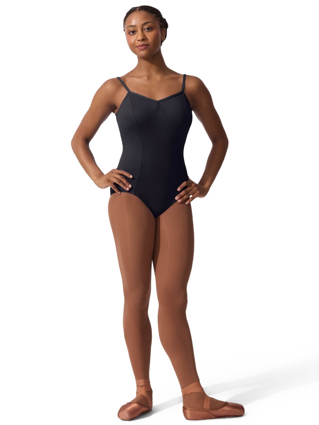 Capezio Capezio Studio Collection Dual Pinch Camisole Leotard with Princess Seams, Adjustable Straps and Bratek®
