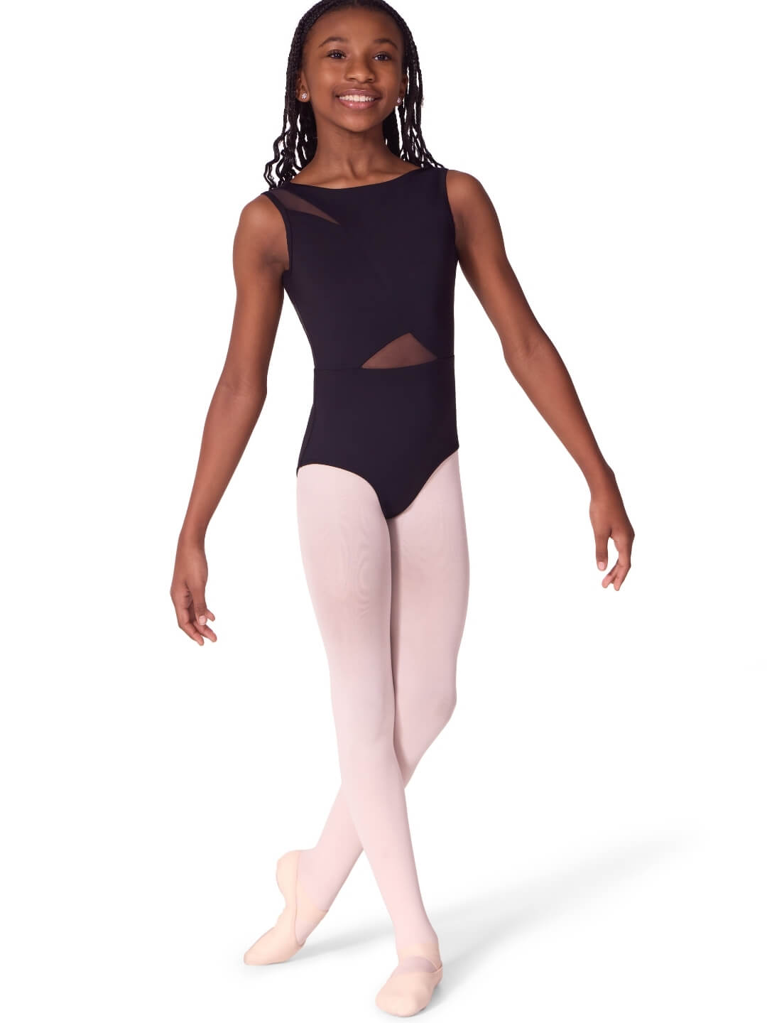 Capezio Capezio Soft Elegance Asymmetrical Boat Neck Leotard - Tween