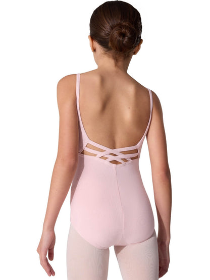 Capezio Children's V-Neck Cami Leotard with Strappy Back