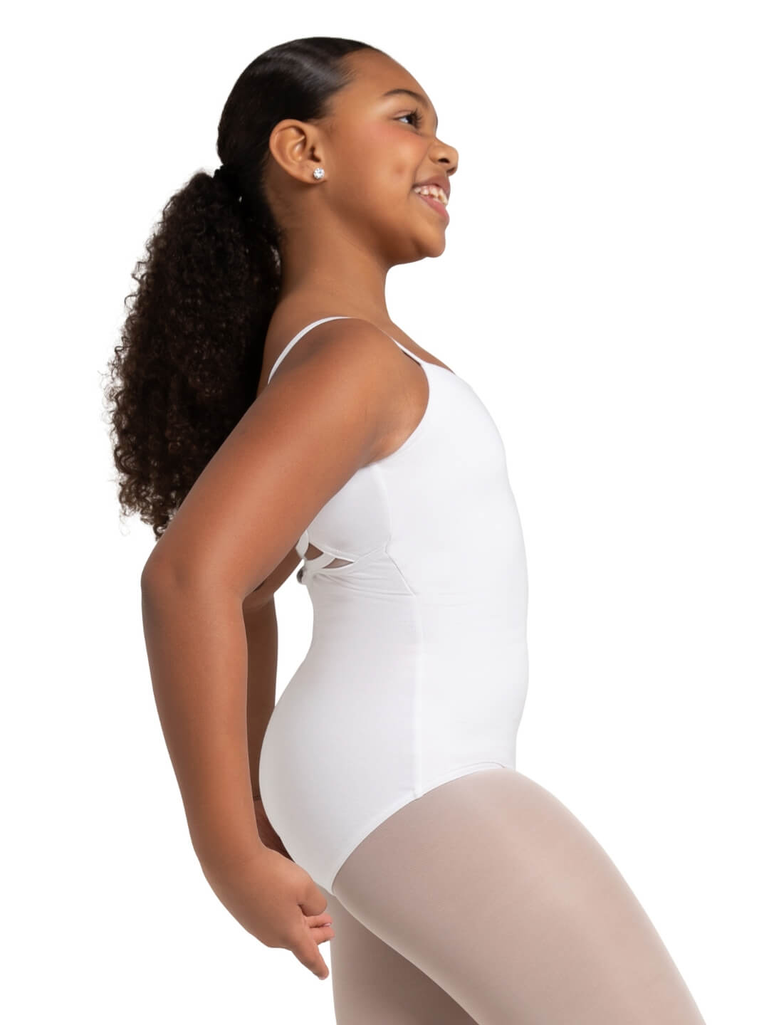 Capezio Children's V-Neck Cami Leotard with Strappy Back