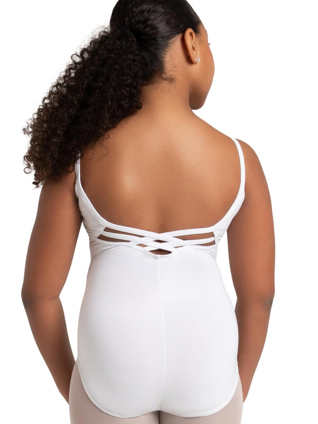 Capezio Children's V-Neck Cami Leotard with Strappy Back