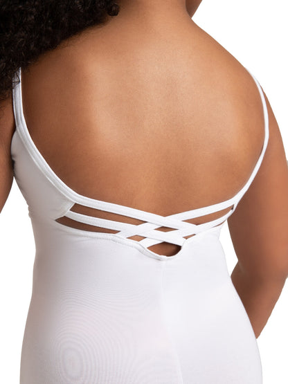 Capezio Children's V-Neck Cami Leotard with Strappy Back