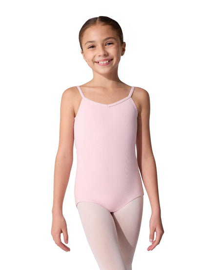 Capezio Children's V-Neck Cami Leotard with Strappy Back
