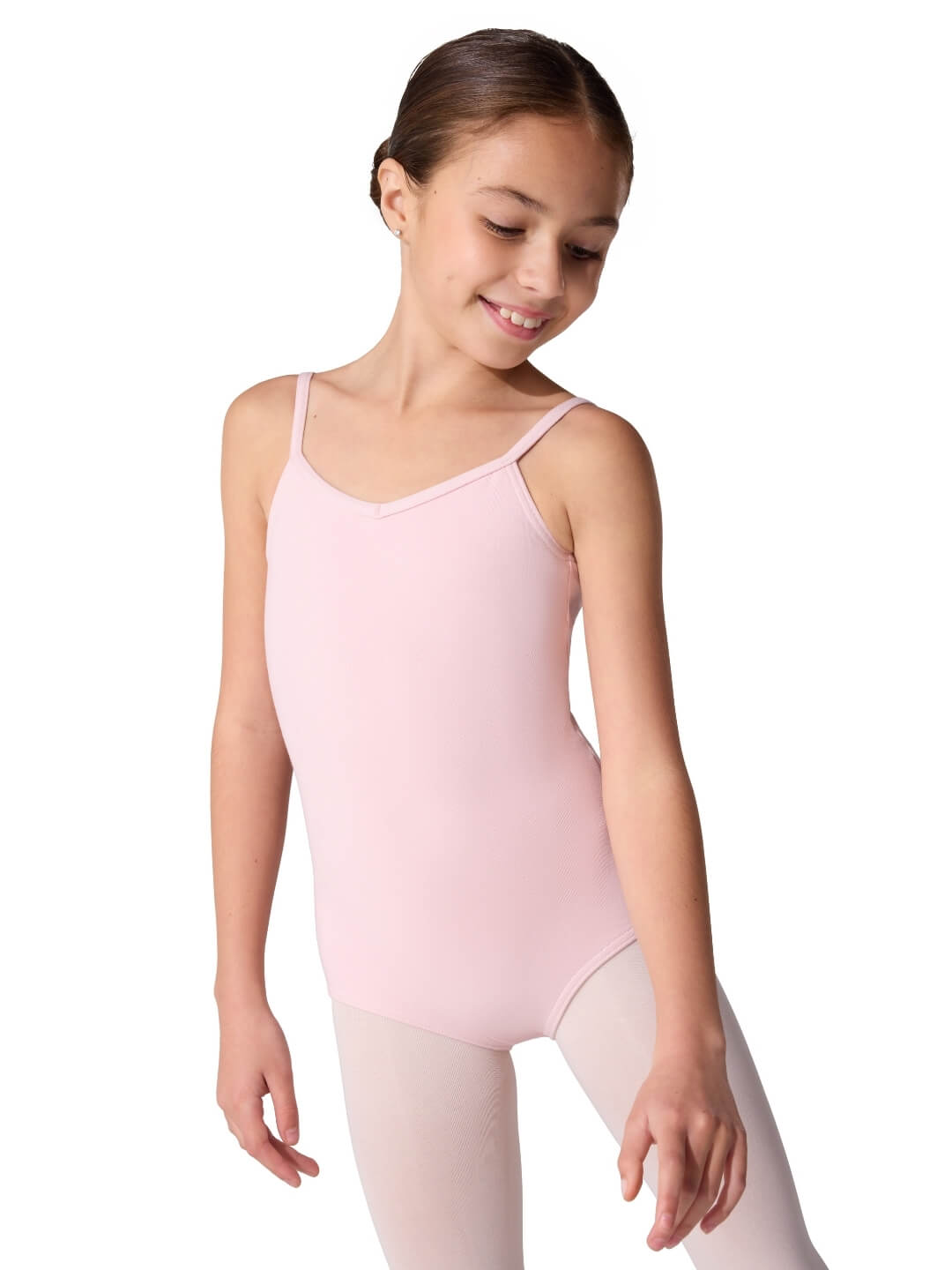 Capezio Children's V-Neck Cami Leotard with Strappy Back
