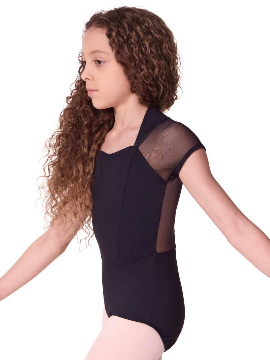 Capezio Capezio Soft Elegance Corset Short Sleeve Leotard - Tween