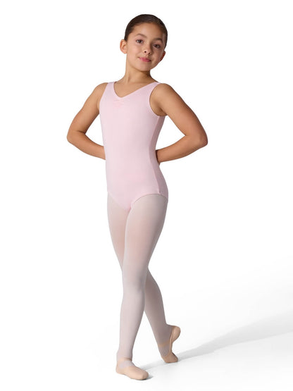 Capezio Capezio Studio Collection Pinch Front V Neck Leotard - Child