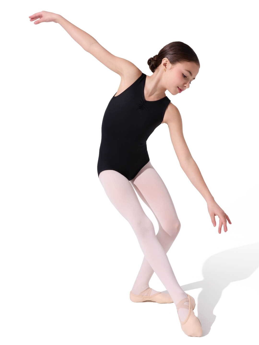Capezio Capezio Studio Collection Pinch Front V Neck Leotard - Child