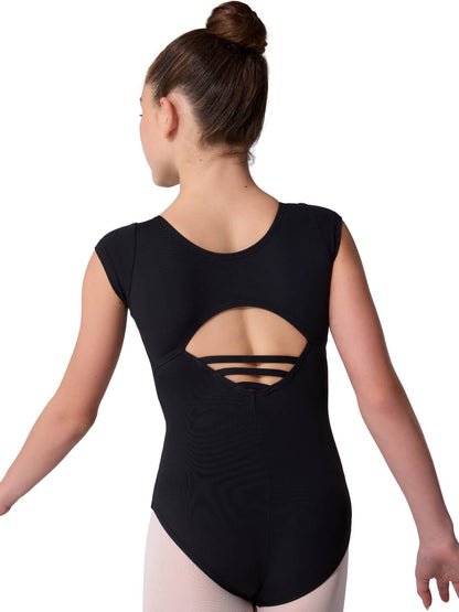 Capezio Studio Collection High Neck Cap Sleeve Leotard - Girls