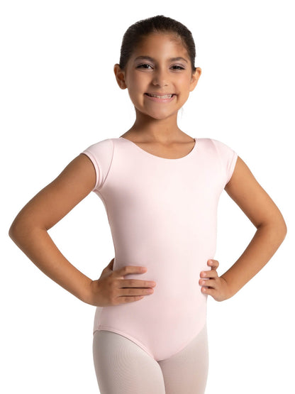 Capezio Studio Collection High Neck Cap Sleeve Leotard - Girls